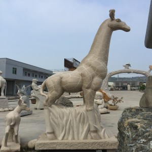 Girafa cisne peixe esculturas em pedra e esculturas obras de arte pura natural