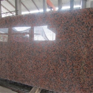 Lajes de granito vermelho de bordo G562